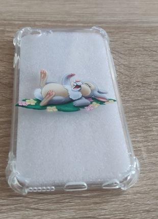 Силиконовый защитный чехол Armored print case iphone 6/6S Кролик