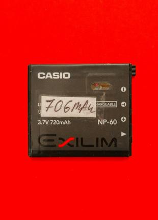 Акумулятор к фото камери CASIO NP-60 (706 mAh) Exilim Card EX-S10