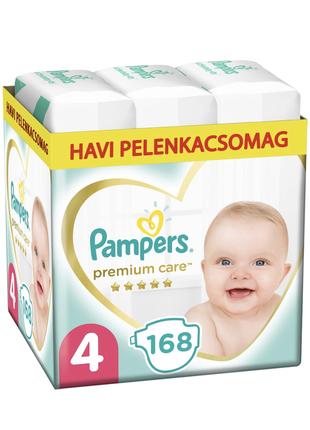 Пелюшки Pampers Premium Care 4 (Maxi), 9-14 kg, 168 шт