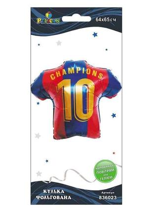 Кулька фольгована футболка FC Barcelona 65см 836023 ТМ PELICAN