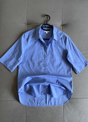 Женская хлопковая блуза рубашка cos