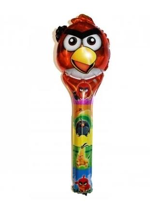 Фольгированный шар-колотушка "Angry Birds" 75 см