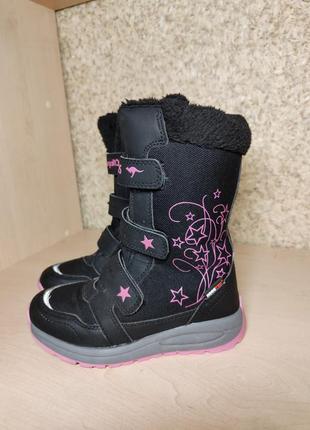 Термо чобітки зимові черевики kangaroos для дівчинки