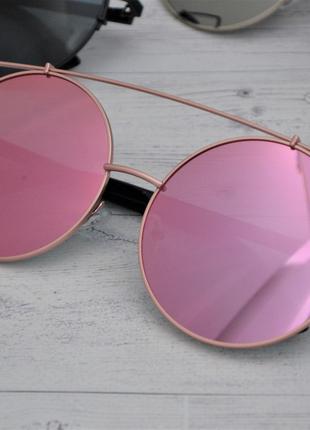 Солнцезащитные очки кошка тишейды большие Розовый