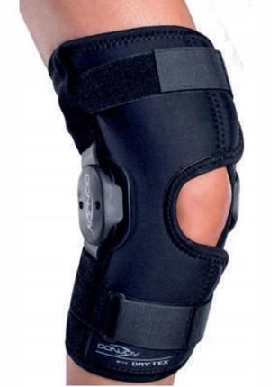Шарнірний колінний ортез donjoy deluxe з регулюванням згинання