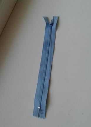 Голубая пластмассовая молния винтаж ссср 20 см