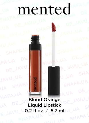 Рідка матова помада для губ mented blood orange liquid lipstick