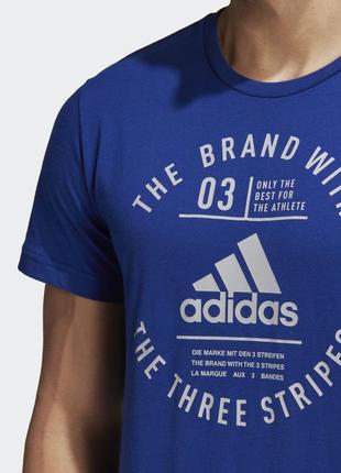 Футболка хлопковая adidas big logo свежие коллекции