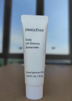 Солнцезащитный крем innisfree daily uv defense sunscreen spf 36