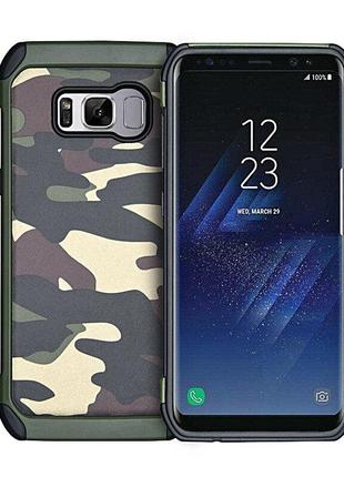 Противоударный чехол для Samsung Galaxy S8 Plus Камуфляж Хаки