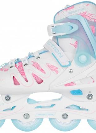 Роликові ковзани дитячі розсувні galaxy girl розмір 36-39 whit...