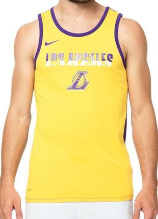 Майка los angeles lakers nike logo performance tank top