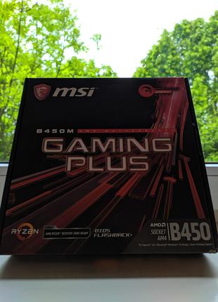 Материнська плата MSI B 450M Gaming plus