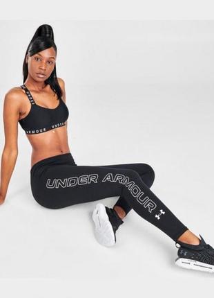 Женские черные тайтсы ua favorite wm leggings under armour