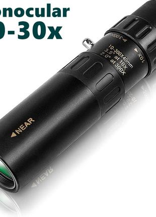 Компактный мощный монокуляр объектив 10-30x Monocular. Подзорн...