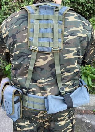 ✬РПС система MOLLE + подсумки 6599 ВСУ (ЗСУ) Разгрузочная пояс...
