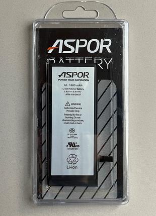 АКБ для iPhone 6s аккумуляторная батарея Aspor 1880 mAh