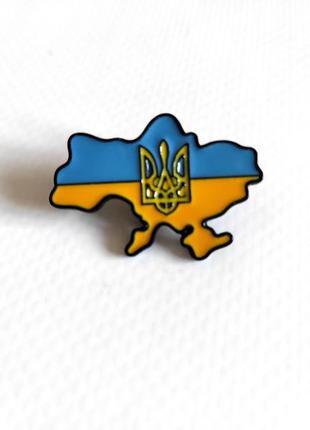 Пін карта україни брошка мапа 🇺🇦  брошка патриотика символ три...
