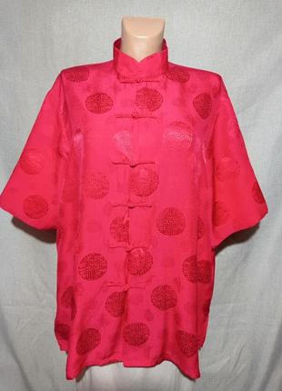 Блуза шовкова у східному стилі