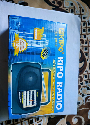 Радио Kipo KB-308AC FM/AM/TV/SW-1-2.Новое.