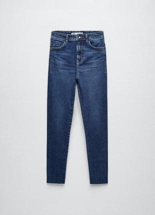 Zara джинси скінні темно сині 38 40