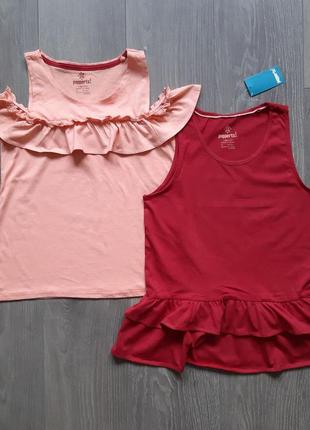 Комплект літніх майок футболка для дівчинки