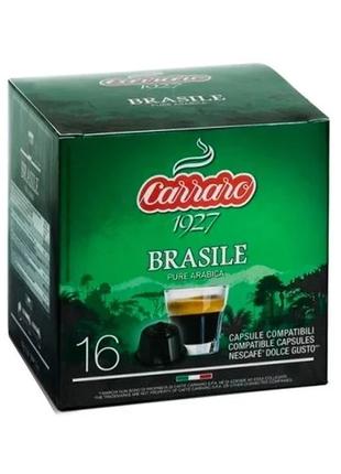 Кофе в капсулах Carraro Brasile, 16 капсул Dolce Gusto