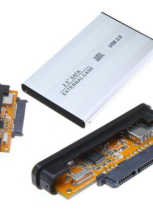 Кейс для диска HDD/SSD 2.5' External Case в USB 2.0 Серый