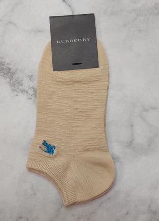 Короткие носки burberry (оригинал, не сток, не секонд)