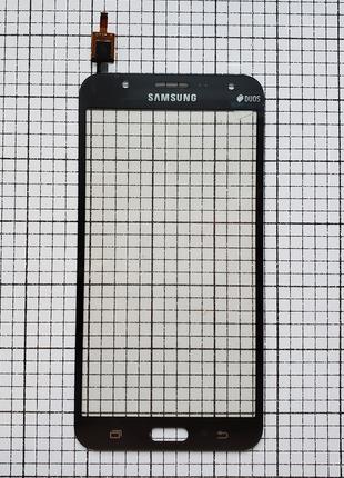 Тачскрін Samsung J700 Galaxy J7 2015 сенсор для телефону чорний