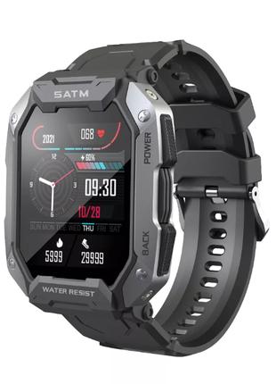 Мужские умные смарт часы Smart Watch Coodi SM044-TB / Фитнес б...