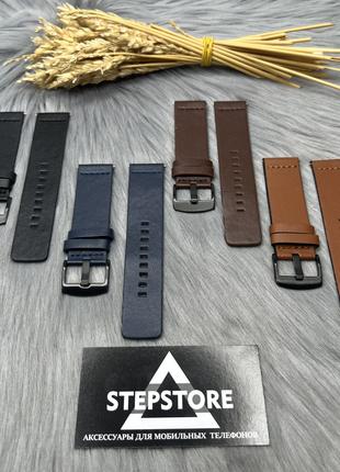 Ремешок кожаный 22 мм для Amazfit Stratos 3 Square