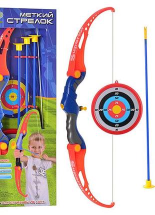 Лук игрушечный стрелы на присосках Limo Toy M-0037 65 5х24 5х5 см