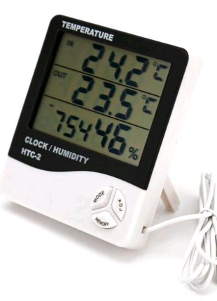 Термометр HTC-2, цифровой термометр-гигрометр