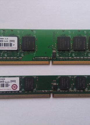 ОЗП Transcend 1Gb DDR2 800 DIMM CL5/Transcend 1Gb DDR2 800 DIMM