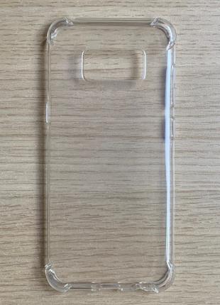 Чехол - накладка (бампер) для Samsung Galaxy S8 прозрачный сил...