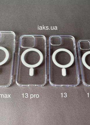 Чехол Clear Case MagSafe iPhone 11/12/13/14 pro max Айфон
