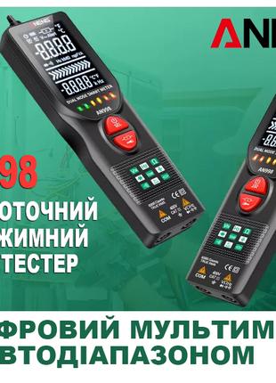 Двухрежимный цифровой мультиметр-тестер ANENG AN998 с чехлом