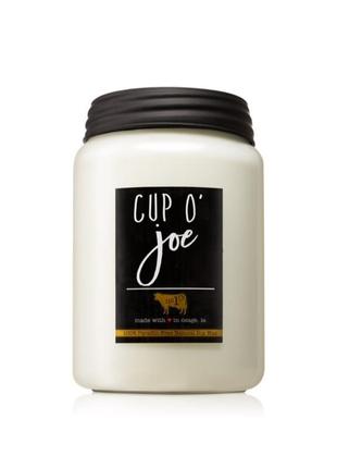 Большая свеча свечка farmhouse cup o' joe кофе ваниль корица л...