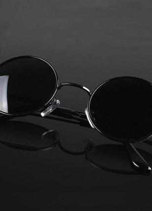 Готические стимпанк солнцезащитные очки. Унисекс. Черные.