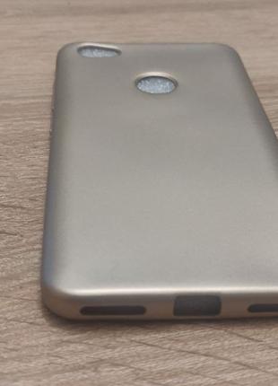 Матовый защитный чехол для Xiaomi Mi Redmi Note 5A золотистый