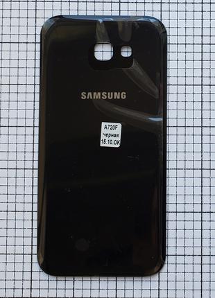 Задня кришка Samsung A720F Galaxy A7 (2017) для телефону чорний