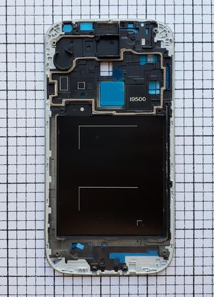 Корпус Samsung i9500 Galaxy S4 (рамка дисплея) для телефону сірий