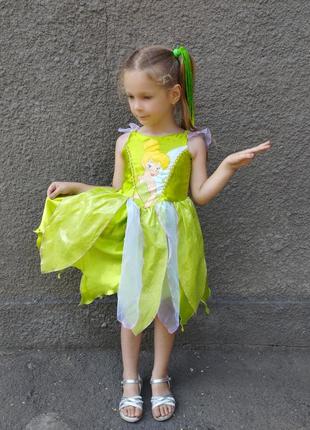 Карнавальный костюм платье фея динь-динь с нюансами