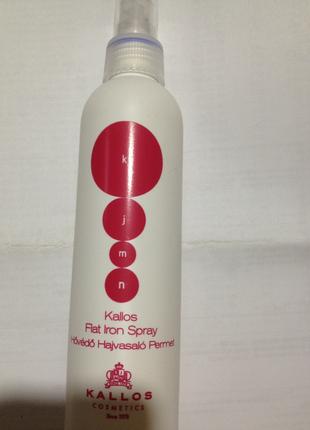 Термозащитный спрей для укладки волос Kallos Cosmetics Flat Ir...