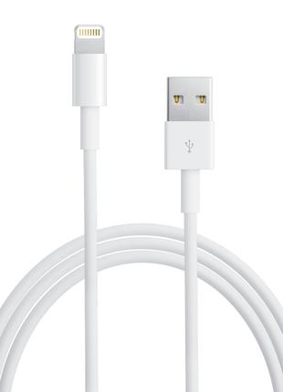 Оригинальный белый кабель переходник для зарядки Apple Lightni...