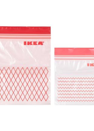 IKEA ISTAD (203.392.84) Пластиковый пакет, красный