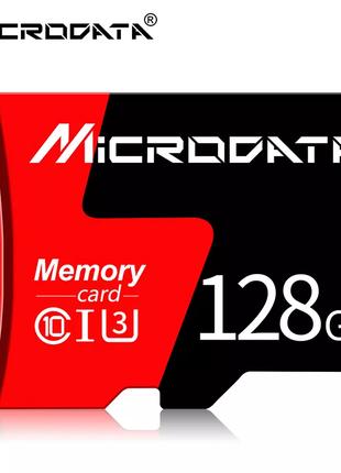 Карта памяти, Флешка TF card MicroSD 128GB Class 10 + SD Adapt...