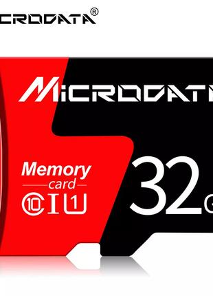 Карта пам'яті, Флешка TF card MicroSD 32GB Class 10 + SD Adapt...