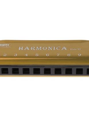 Детская губная гармошка Harmonica BMT1 Золотой